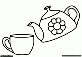 Adult coloring books tea in all. Teacup Coloring Page Coloring Home