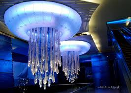 Dubai Metro Burjuman Station Jellyfish Design Lamp Design Jellyfish Light
