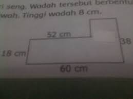 100, maka luas sebenarnya dari a. Pak Heri Membuat Wadah Pakan Ternak Dari Seng Wadah Tersebut Berbentuk Prisma Tanpa Tutup Dengan Brainly Co Id