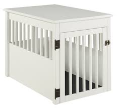 Apr 18, 2020 · dog crate furniture is usually made of wood, like the new age pet ecoflex crate & end table, with a solid top that can be used as an end table or accent table. Ruffluv Large Pet Crate End Table White Finish
