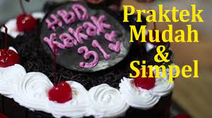 Itulah dari beberapa gambar kue ulang tahun yang bisa anda jadikan referensi membeli kue ulang tahun untuk orang yang sedang ulang tahun. Dekorasi Kue Ulang Tahun Coklat Youtube