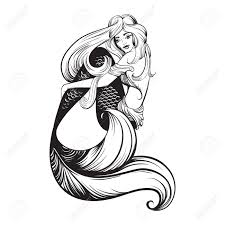 Maybe you would like to learn more about one of these? Vector Illustration Of Beautiful Mermaid With Long Hair Made Royalty Free Cliparts Vectors And Stock Illustration Image 93726336