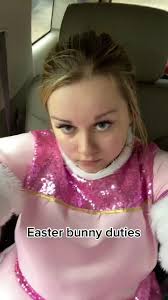 Ellie the Easter Bunny at your service