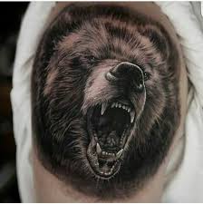 The bear, in our history and as part of nature has a lot of symbolism. Grizzly Bear Tattoo Tatuagens De Urso Tattoo Ursos Tatoo