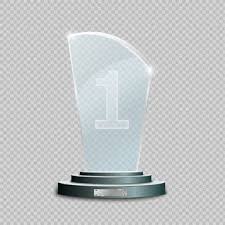 Glass Trophy Award Illustration Glass Trophies Glass Awards Trophies Awards