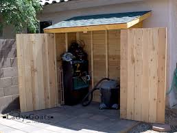 You can use it to store everything that's currently cluttering your garage, including bikes. Small Cedar Shed Ana White
