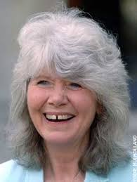 Jilly Cooper as the Grumpy Old Woman
