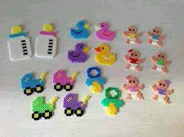Pin Af Irene Isabal Pa Baby Shower Hama Perlemonstre Hobbyarbejde Bornekreativitet