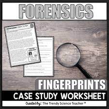In this forensic science worksheet, students write an open response to 1 question about hair evidence collected from the crime scene. Real Life Forensics Fingerprint Case Study Worksheet The Trendy Science Teacher