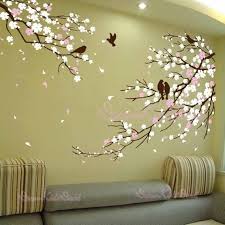 Cherry Blossoms Wall Decal Wall Sticker Tree Decals Dk006 Etsy In 2020 Tree Wall Decor Mural Wall Art Wall Painting Decor