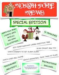 North Pole Headline News Teaching Writing Writing Learning To Write