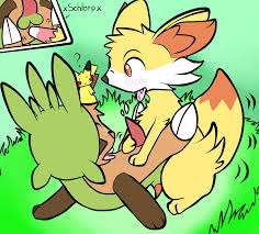 Post 1137841: Chespin Fennekin Pikachu Porkyman ryugadaisukidesu