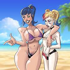 Rule34 - If it exists, there is porn of it  unknown artist, harley quinn,  punchline (batman)  3480888