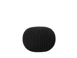Pouffe ottoman 50 x 35 cm black conrad. Pouffe Ottoman 50 X 35 Cm Black Conrad Furniture Lamps Accessories Up To 70 Off Avandeo Online Store