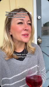 Someone’s got a new neighbor and she is not okay 🍷, #explorepage #explore  #comedy #relatable #millenialmom #millennial #mom #married #marriedlife