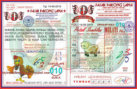 Kode Fajar Pakong Lama Hari Ini 2019