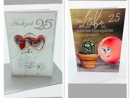 Wir zeigen euch beispiele für mögliche familiennamen, eine checkliste für die wichtigsten namensänderungen nach der hochzeit sowie fristen & kosten. Karte Zum 25 Hochzeitstag Karte Zur Silbernen Hochzeit 25 Jahre Silberhochzeit Ebay