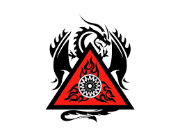 My Favorite Dragon Logo Design Just So Powerful With The Black And Red Colors Art Logo Martial Arts Martial Arts Belt Display