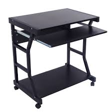 The regency legacy fax printer stand is designed to house networked printers in a common location without sacrificing desk space. Fch Laptop Table Cart Mobile Laptop Desk Cart Computer Desk With Printer Stand And Pullout Keyboard Tray Black Buy Online In Moldova At Moldova Desertcart Com Productid 47474346