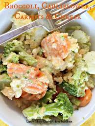 Broccoli Cauliflower Carrots And Cheese Cauliflower Dishes Veggie Dishes Vegetable Recipes