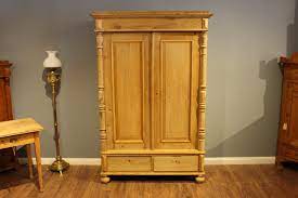 Antiker schrank aus weichholz gründerzeit. Kleiderschrank Garderobe Grunderzeit Kiefer