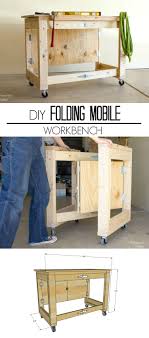 Folding Mobile Workbench Building Plans Mobile Workbench Folding Workbench Workbench Plans Diy