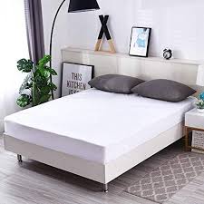 Zhxinashu Waterproof Mattress Protector Bedding Home Hotel Fitted Deep Pocket Queen 152203 46cm Mattress King Size Bed Mattress Waterproof Mattress