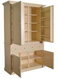 Solid Pine Cupboard Painted 4 Door Provisions Larder Pantry Storage Cabinet Pantry Storage Cabinet Kitchen Furniture Storage Kitchen Cabinet Storage