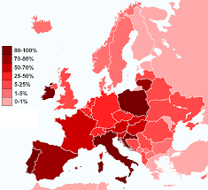 Please see root category to browse for more. Catholicism By Percentage Of Population By Country In Europe 1024 X 936 Europe Map World Geography Map