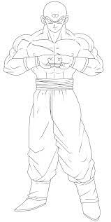 lineart 021 ten shin han 002 by vicdbz on deviantart dragon ball wallpapers anime dbz drawings coloriage de voitures