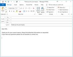 Be sure to save it in. Create A Custom Email Template In Outlook The Training Lady