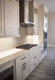 All White Custom Kitchen With Stainless Steel Appliances White Shaker Kitchen Cabinets White Shaker Kitchen Taupe Kitchen