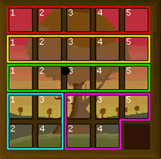 Puzzle boxes contain a scrambled image. Hard Clue Scroll Puzzle Shefalitayal