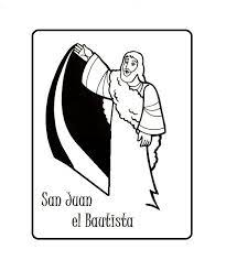 El 24 de junio es una fecha en la que se recuerdan numerosos acontecimientos mundiales y locales. El Rincon De Las Melli Dibujo San Juan Bautista