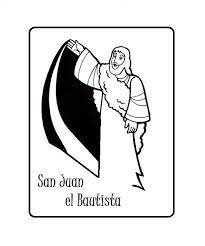 La fiesta de san juan, también llamada víspera de san juan o noche de san juan, es la festividad cristiana del nacimiento de san juan bautista el día 24 de junio. El Rincon De Las Melli Dibujo San Juan Bautista