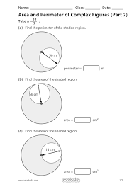 Area And Perimeter Of Complex Figures Part 2 In 2020 Play To Learn Printable Worksheets Singapore Math