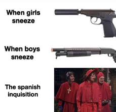 nobody expects the spanish inquisition : memes