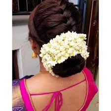 Braid Jasmine For Enquiries 60162863396 Faceboo Bun Hairstyles Bun Hairstyles Hair Bridal Hair Buns Indian Long Hair Braid Bun Hairstyles For Long Hair