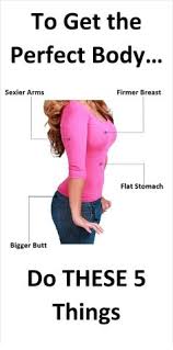 Being a little cautious with what you eat also plays a very important role. Perfect Body