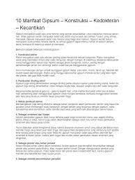 Kelebihan lain dari penggunaan bahan gypsum adalah mudah dipasang, dapat anda sesuaikan apabila dibandingkan dengan bahan material lain memang harga dari gypsum tergolong murah. 10 Manfaat Gipsum