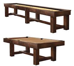 Breckenridge Shuffleboard And Matching Pool Table Shuffleboard Table Pool Table Best Pool Tables