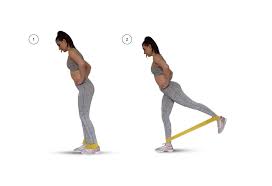 Butt Donkey Kick With Short Resistance Band Fit Carrots Premium Fitness Tools For Functional And Regeneration Training