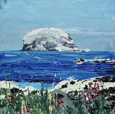 Lyrical artworks make a thoughtful gift for any music lover! Bass Rock Paintings Rose Strang Artworks