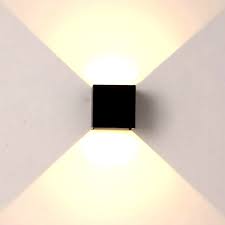 What is a modern sconce? Black Wall Sconce Square Modern 4 Takeluckhome Com