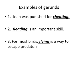 Gerund phrases can easily be confused with participle phrases. Language Notes Verbals Verbal Noun Noun Derived From A Verb Verb Action Word Swimming Ppt Download