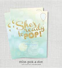 She S Ready To Pop Baby Shower Invitation Editable Etsy Baby Shower Invitations Pop Baby Showers Blue Baby Shower Invitations