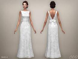 Beo Creations Wedding Dress Ellie Sims 4 Downloads Sims 4 Wedding Dress Sims 4 Wedding Dresses