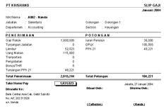 Documents similar to contoh slip gaji. Contoh Slip Gaji Malaysia Surat Rasmi Ra