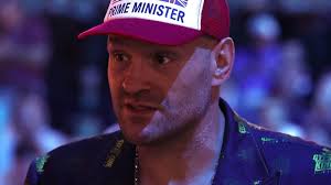 Watch Tyson Fury walk out and tease a Joshua fight at White House UFC