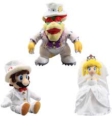 Bowser's unlocks his wedding suit and reveals where coins are hidden in the region. Uiuoutoy Super Mario Odyssey King Bowser Princess Peach Mario Wedding Dress Plush Toy Set Of 3 Pcs Animals Amazon Canada